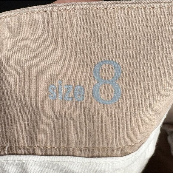 J.Crew Women's 9" Frankie Bermuda Chino Shorts 8 Tan Stretch Preppy Old Money - Picture 6 of 11